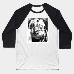 dalmatian dog face Baseball T-Shirt